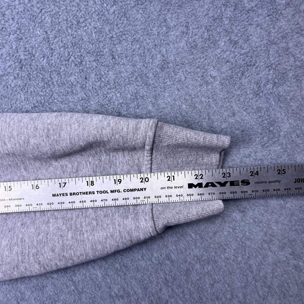 dickies full zip hoodie gray drawstring sweatshirt long sleeve womens 3x - Picture 7 of 8